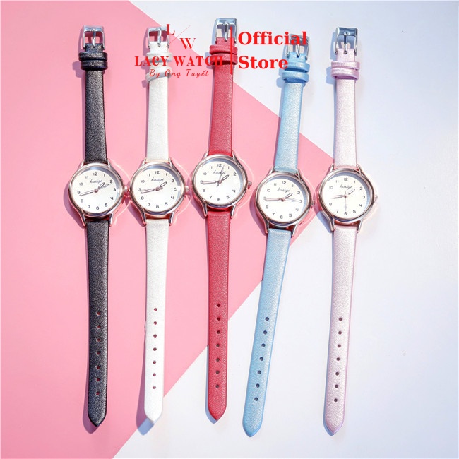 Đồng hồ nữ LaCy Watch đồng hồ đeo tay dây da mặt tròn cọc số Arabic đơn giản DHJI0003 | BigBuy360 - bigbuy360.vn