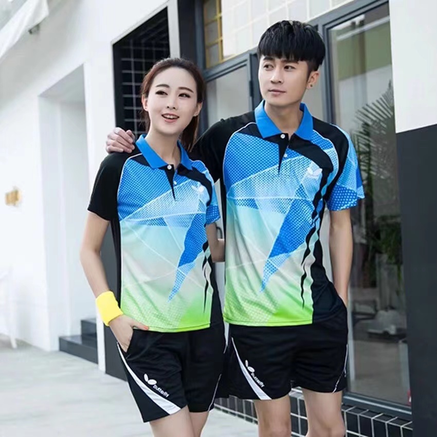 Bộ Đồ Thể Thao Bóng Bàn Nhanh Khô Cho Nam Và Nữ