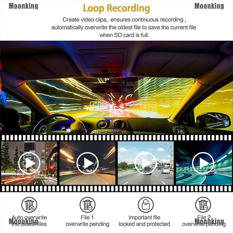 Camera Hành Trình Xe Hơi Moonking 1080p Hd Hỗ Trợ Quay Ban Đêm | BigBuy360 - bigbuy360.vn