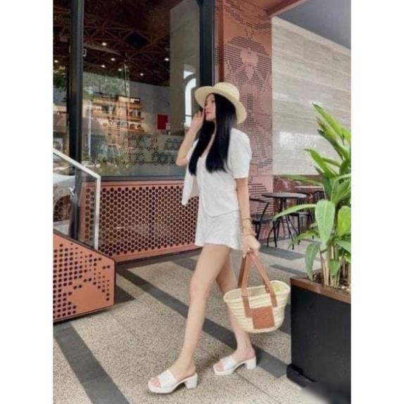 Guốc Nhựa Gucci Trắng Full Size 35-39