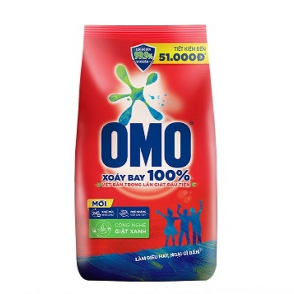 Bột Giặt OMO Hệ Bọt Thông Minh Công Nghê Xanh Túi 3Kg