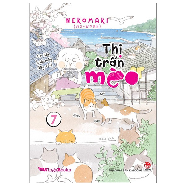 [Mã LIFEXANH03 giảm 10% đơn 500K] Truyện tranh Thị trấn mèo - Lẻ tập 1 2 3 4 5 6 7 - Wings Books - NXB Kim Đồng