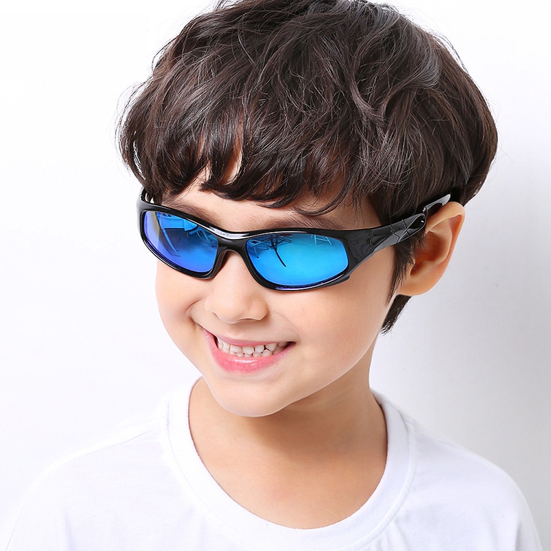 Kính mát KATELUO phân cực chống tia UV400 D816 bằng silicone dành cho bé trai và bé gái