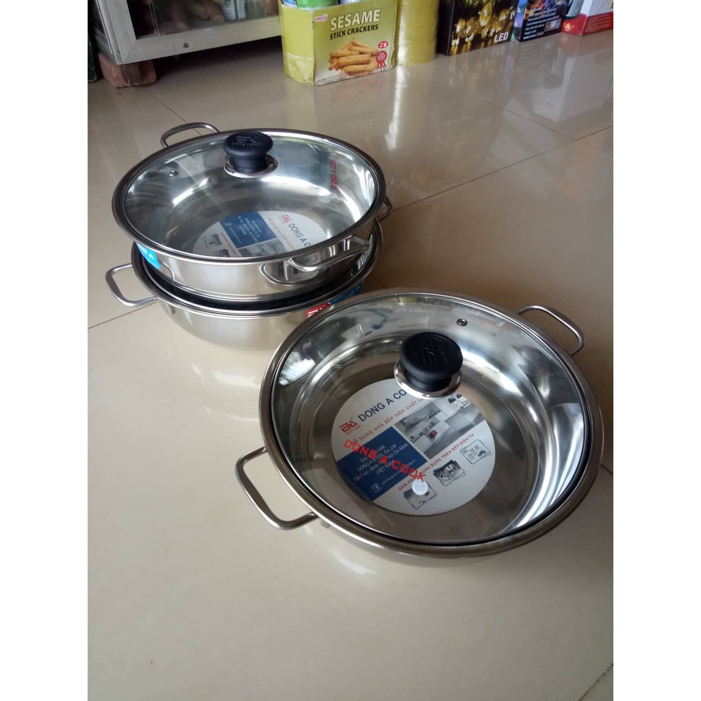 Nồi lẩu inox Đông Á 28cm