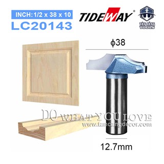 Mũi Router Đánh Pano Tủ Tideway 38 mm Cốt 12.7 mm