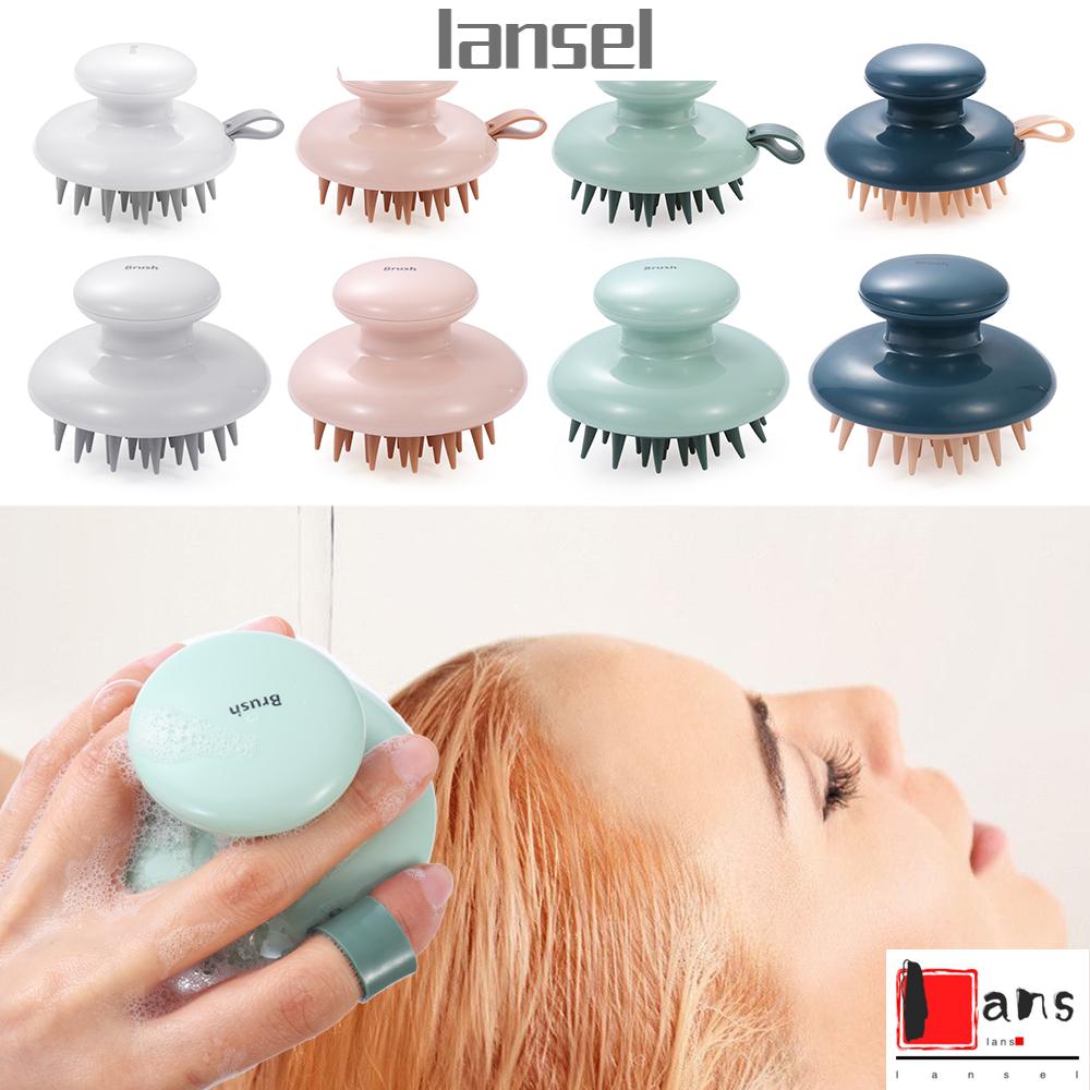 Bàn Chải Silicone Cầm Tay Mát Xa Da Đầu Khi Tắm Tiện Dụng