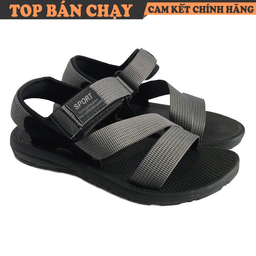 Giày xăng đan nữ quai chéo vải dù cotton RV871G - Sandal nữ Rova