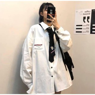 Áo sơ mi SUMMER kèm cà vạt hoa cúc
