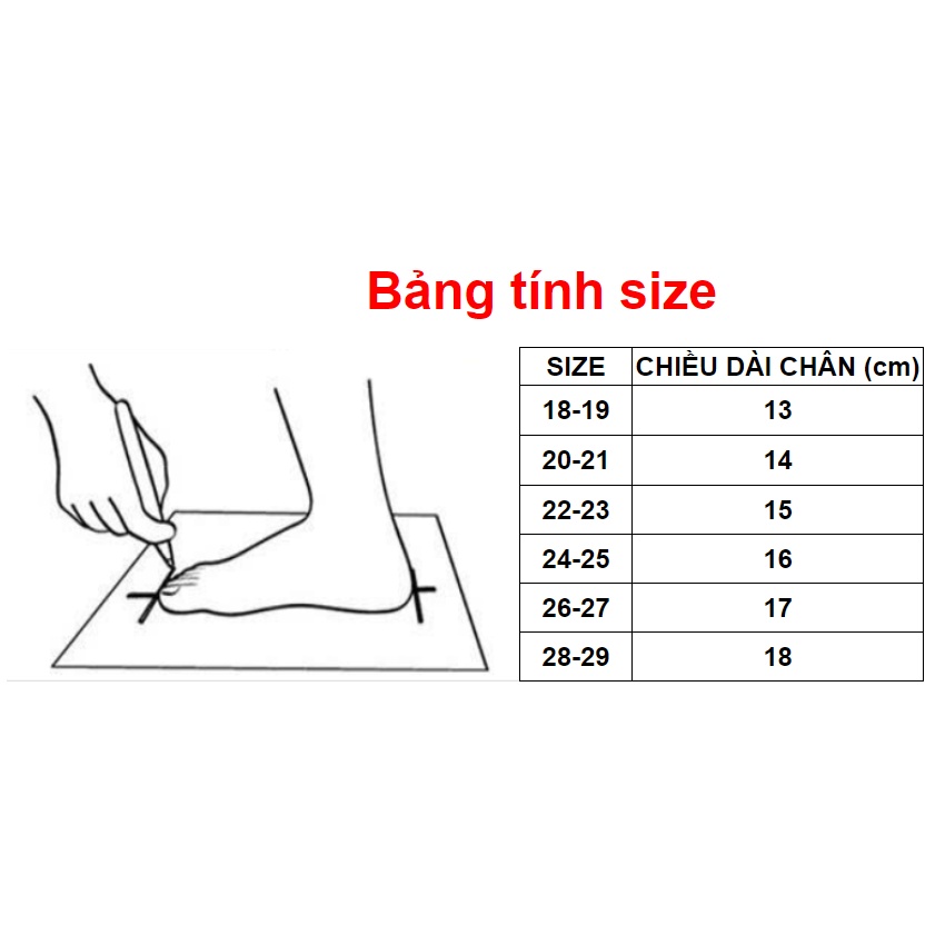 Dép sục cho bé chống trơn trượt hình dễ thương, đế dày cho bé trai bé gái DE458