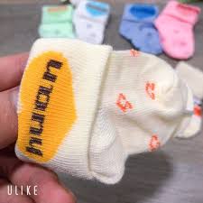 Sét 2 đôi tất len cho bé 0-6 tháng, chất len mềm mịn dày dặn