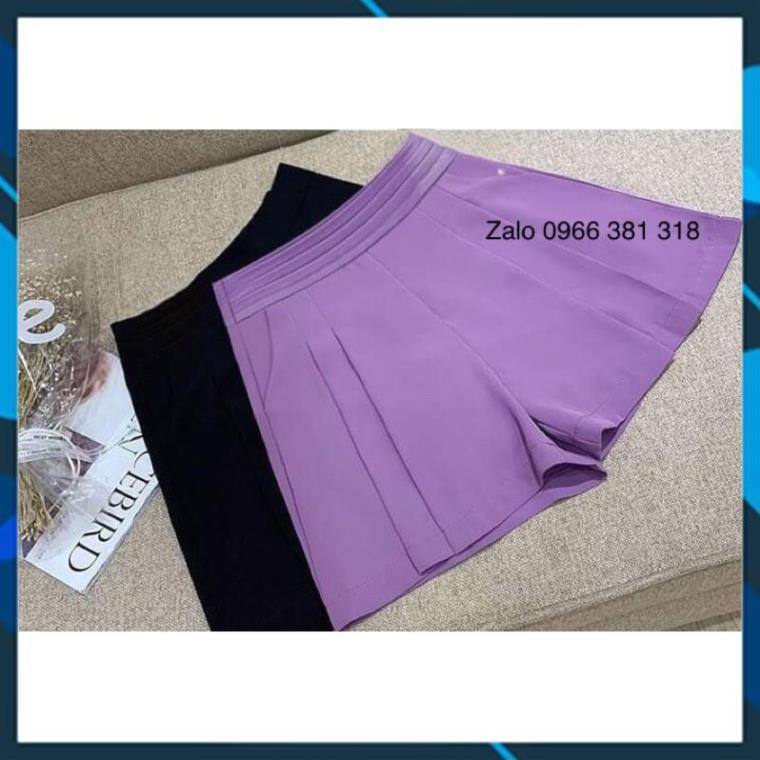 GIẢM 10K ĐƠN 0 ĐỒNG xả kho cắt lỗ hàng cao cấp mã C208  Quần giả váy, quần short nữ xếp ly cạp sang chảnh