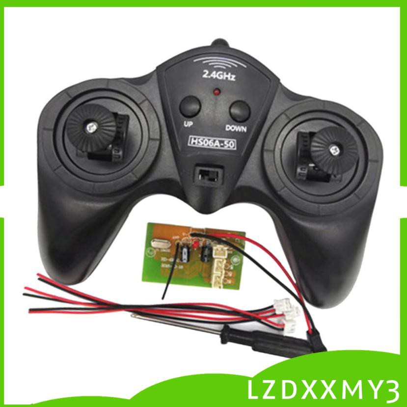 Bộ Điều Khiển Và Nhận Tín Hiệu 2.4G 6 Kênh 12V Cho Xe Hơi / Thuyền Điều Khiển Từ Xa Lzdxxm
