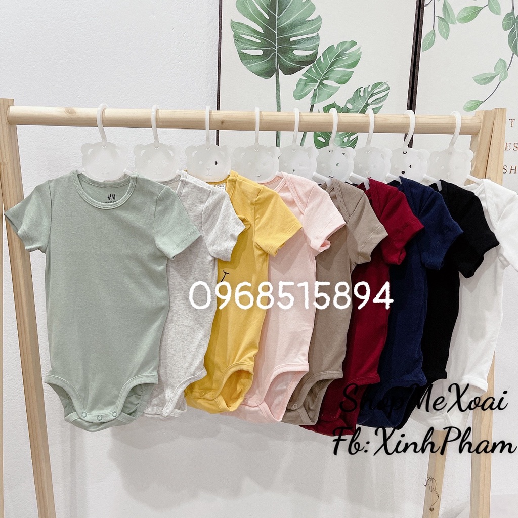 [Size 2-3y 12-14kg] BODYSUIT HM CỘC TAY XUẤT DƯ XIN CHO BÉ TRAI/BÉ GÁI