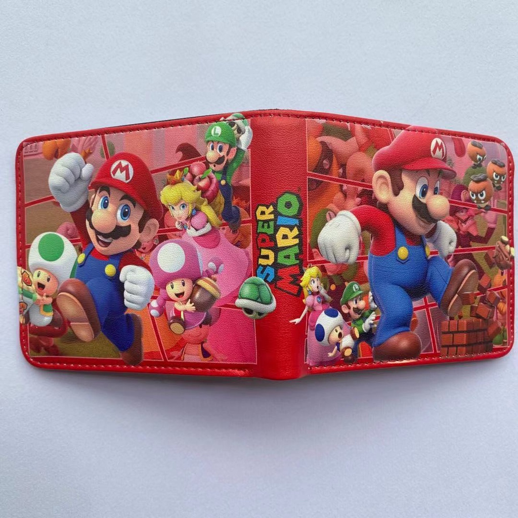 Ví Đựng Tiền Xu Họa Tiết Mario Dễ Thương Chất Lượng Cao