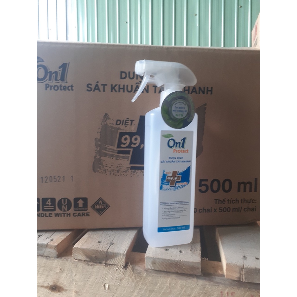 Chai xịt sát khuẩn tay nhanh On1 500ml | BigBuy360 - bigbuy360.vn