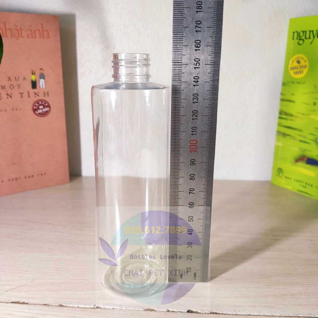 Chai pet nhựa 250ml vai vuông + vòi nhấn các loại dùng để đựng dầu gội, hóa mỹ phẩm