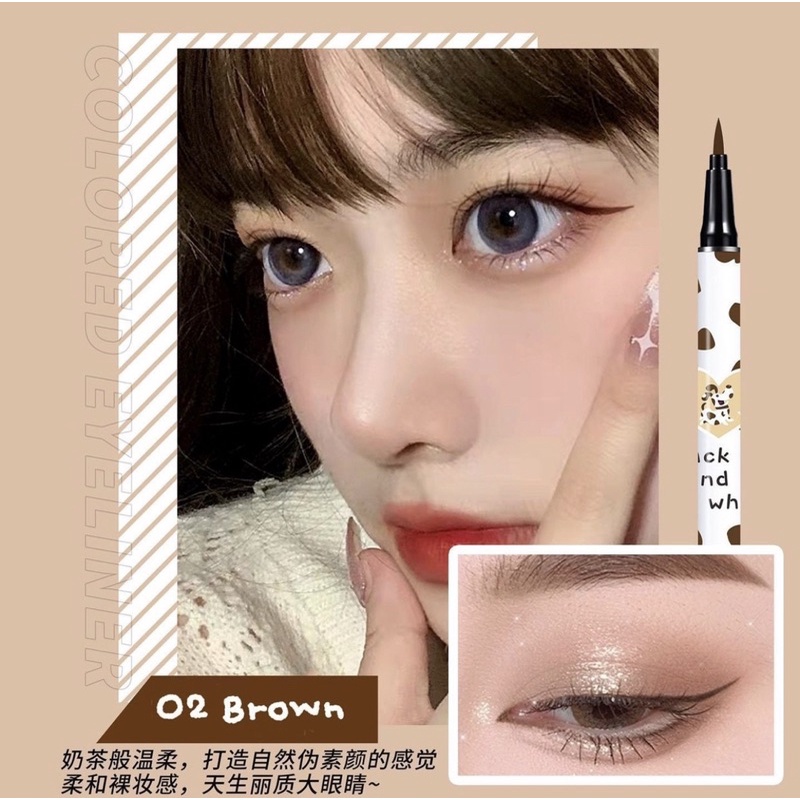 Bút kẻ vẽ bọng mắt bò sữa chống nước