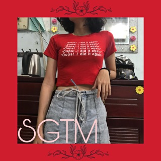 CROPTOP RED