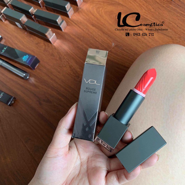 Son Lì VDL Rouge Supreme Siêu mềm môi💄CHÍNH HÃNG 100%💄chất son mềm mịn- không khô môi- màu sắc trẻ trung cá tính siêu  | BigBuy360 - bigbuy360.vn