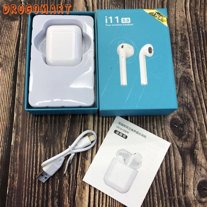 [Mã ELORDER5 giảm 10K đơn 20K] ( FREESHIP 99K ) Tai nghe TWS i11s bluetooth không dây Nút cảm ứng V5.0 Bảo Hành 6 tháng