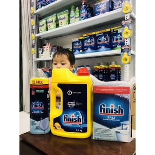 Combo1 : bột finish classic 2,5kg + muối finish 1.5kg + bóng finish 750ml