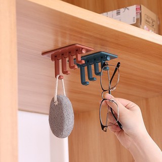 Móc Treo Đồ Dán Tường Đa Năng 4 Chấu Hình Cây Thông - Móc Treo Chìa Khóa, Vật Dụng Tiện Lợi