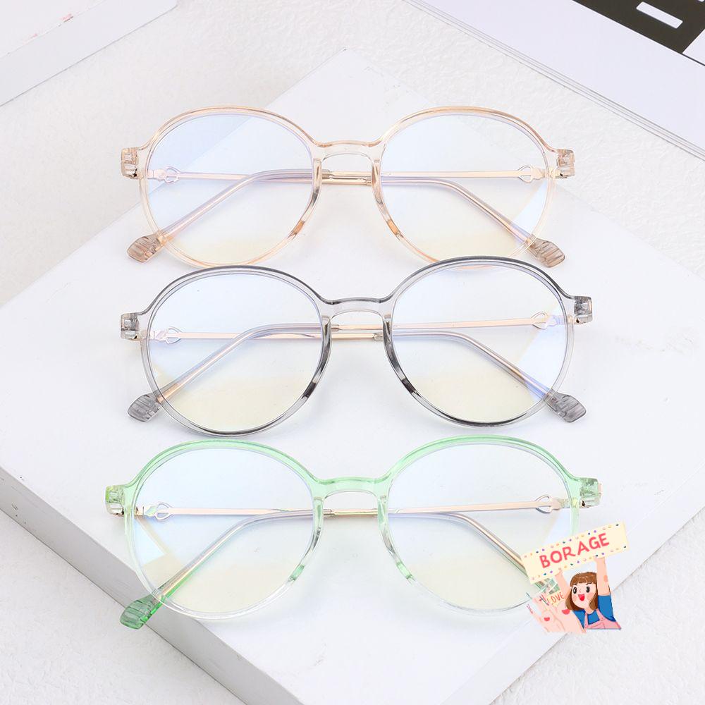 Mắt Kính Gọng Phẳng Nhẹ Màu Xanh Dương Siêu Nhẹ Thời Trang