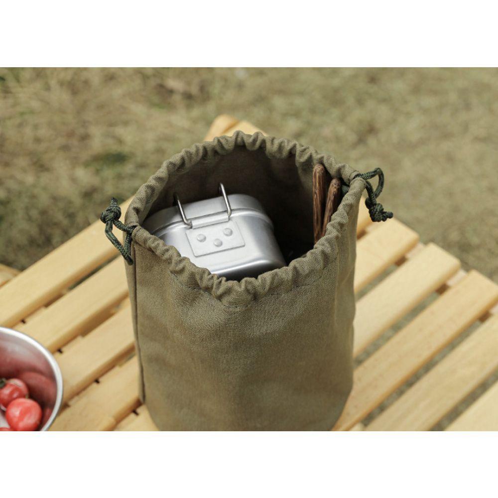 Túi Canvas Dây Rút Đựng Đồ Ăn Tiện Lợi Chất Lượng