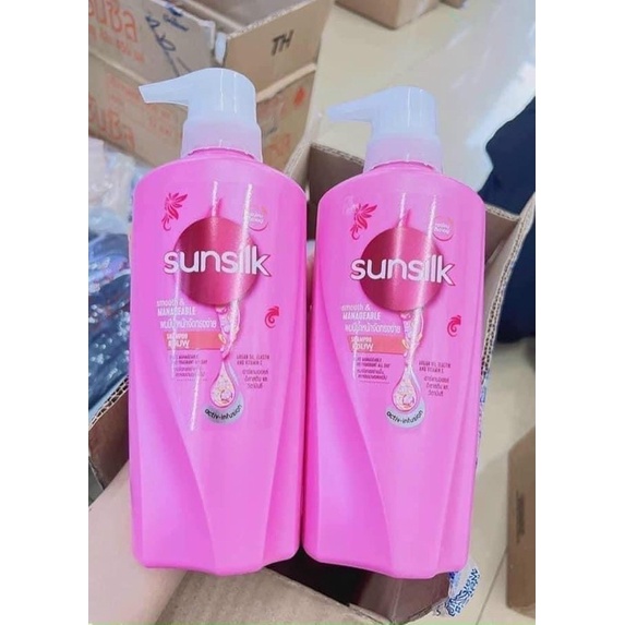 Dầu Gội Sunsilk Thái Lan 450ML - Giúp Ngăn Gãy Rụng, Tóc Suôn Mượt Với Dưỡng Chất Thiên Nhiên