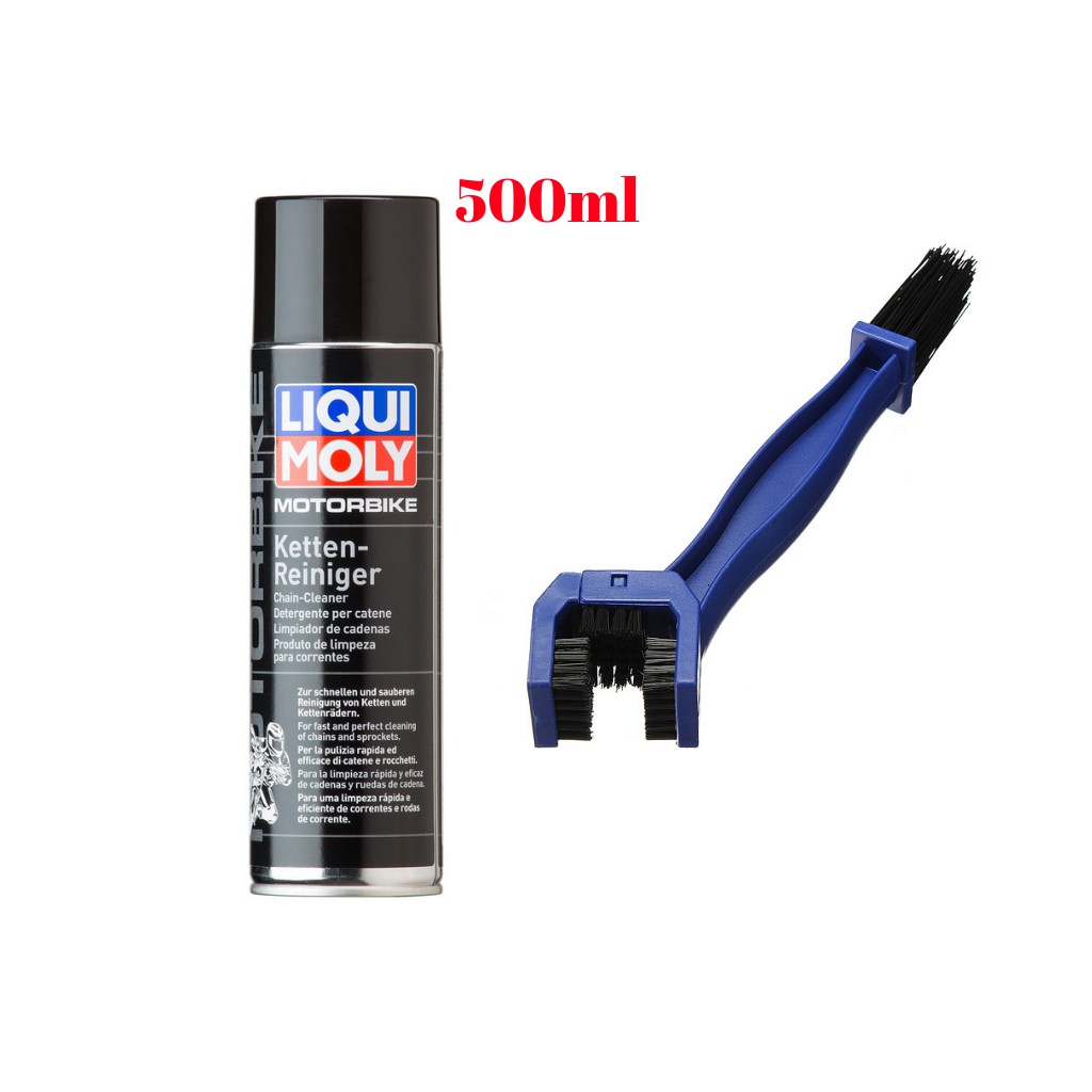 Combo Chai Xịt Vệ Sinh Sên có phốt cao su Liqui Moly 1602 Và Bàn Chải