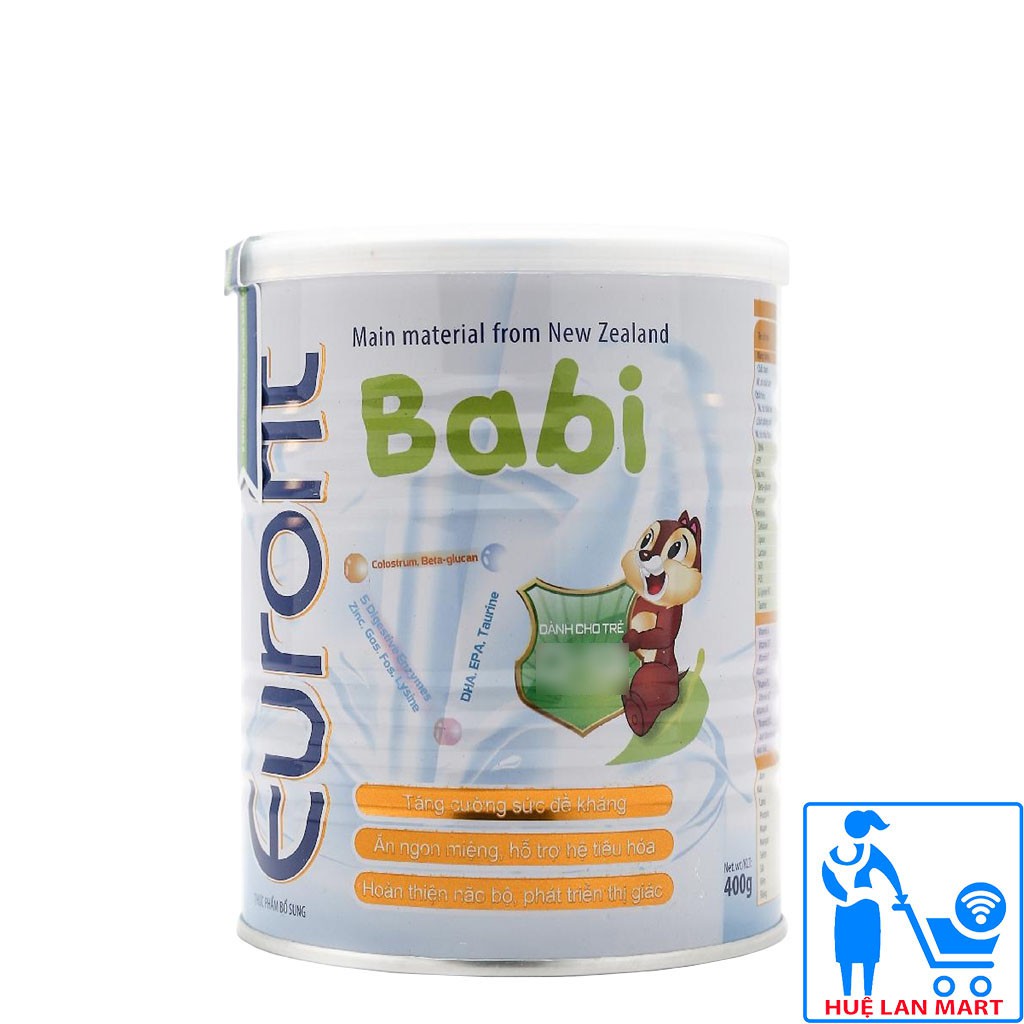 [CHÍNH HÃNG] Sữa Bột Eurofit Babi Hộp 400g