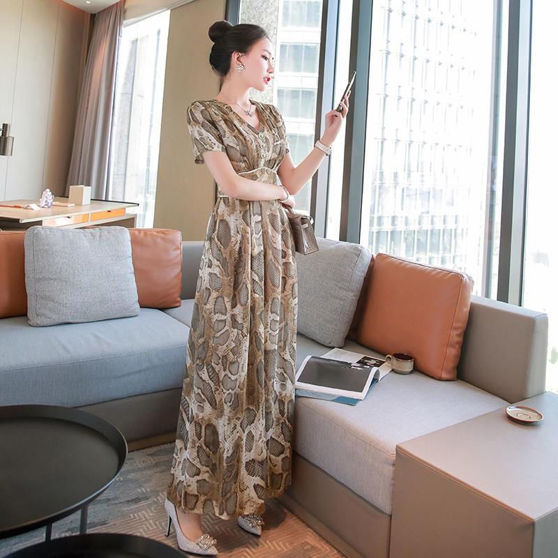 Áo liền quần ống rộng tay ngắn thời trang cá tính dành cho nữ