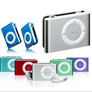 Máy Nghe Nhạc MP3 Mini Vỏ Nhôm Tặng Kèm Tai Nghe