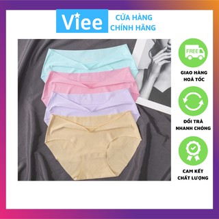 Combo 5 Quần lót nữ đúc su không viền thun lạnh màu ngẫu nhiên CBQL01