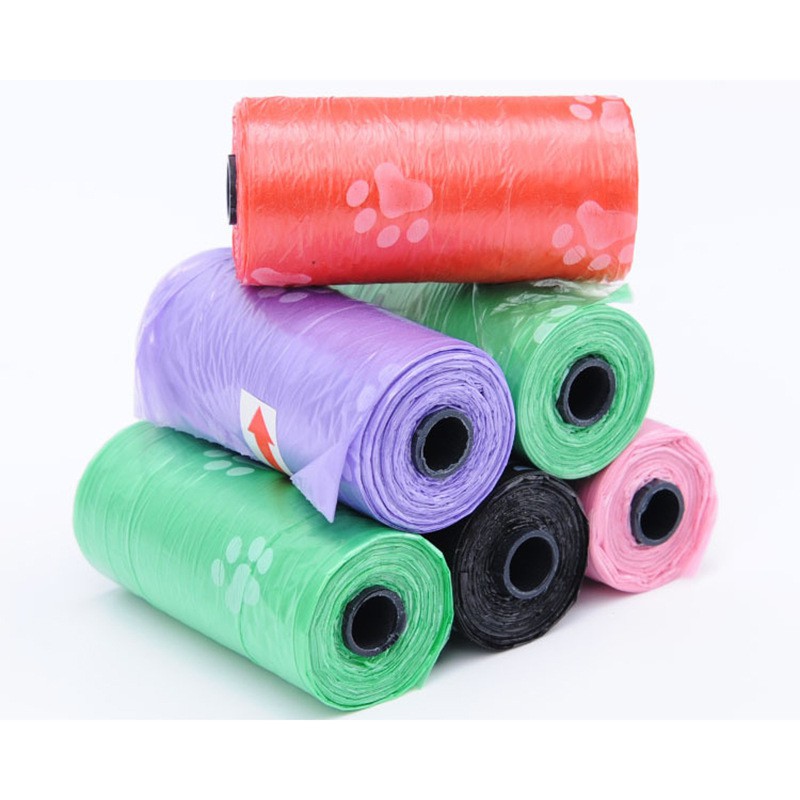 CUỘN RÁC DỌN PHÂN CHO PET THÚ CƯNG CHÓ MÈO Có In Hình - Pet shop Uytinpro