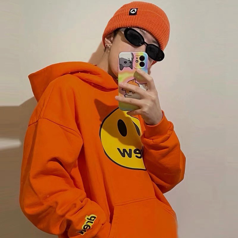 Áo hoodie Unisex D r e w oversize form rộng nam nữ unisex phong cách  hàn quốc 2 màu siêu độc