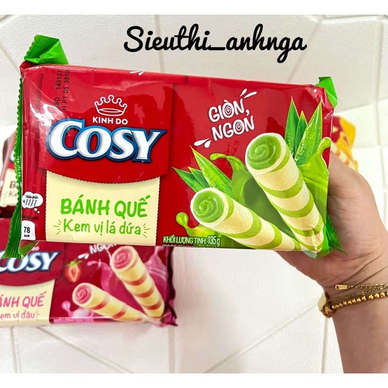 Bánh Quế Kinh Đô Cosy Đủ Vị 132g