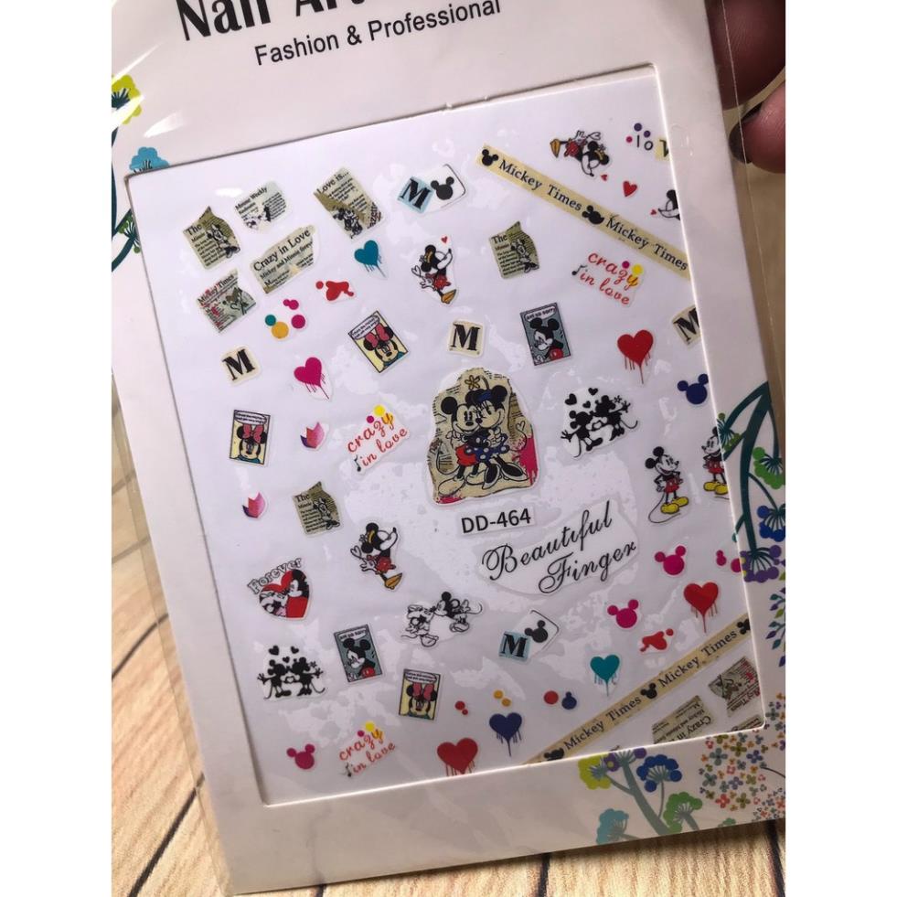 Hình dán móng tay mickey DD464