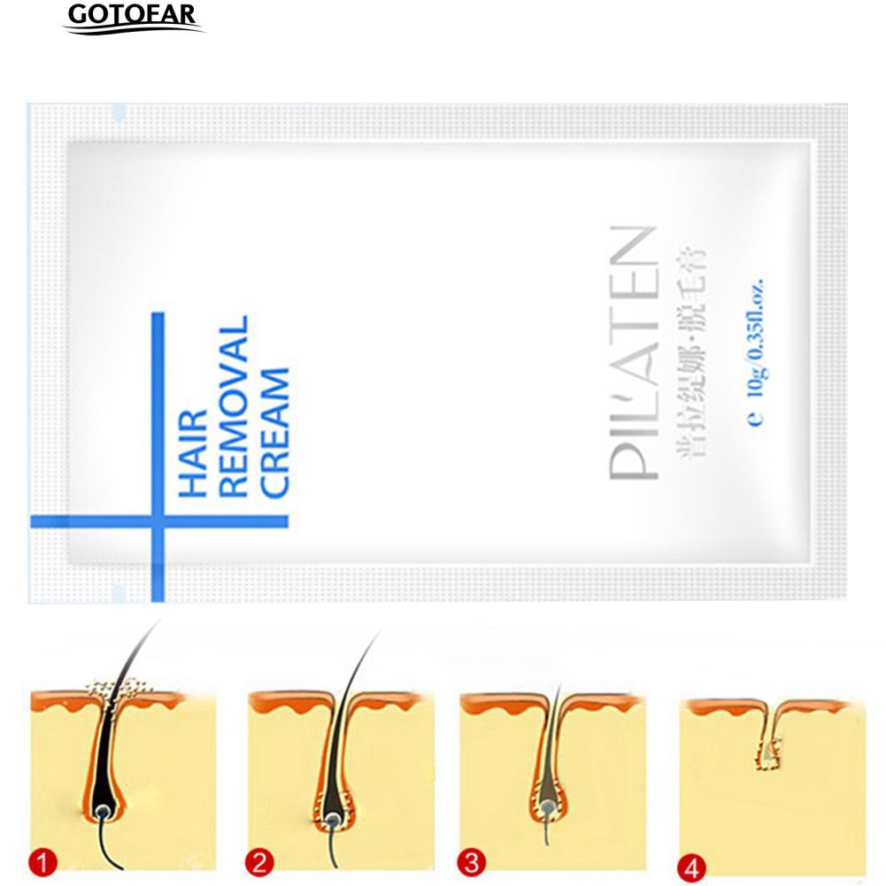 Kem tẩy lông tay chân mịn màng không đau 10g/gói