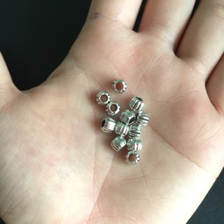 10 bi khía xi bạc 6mm