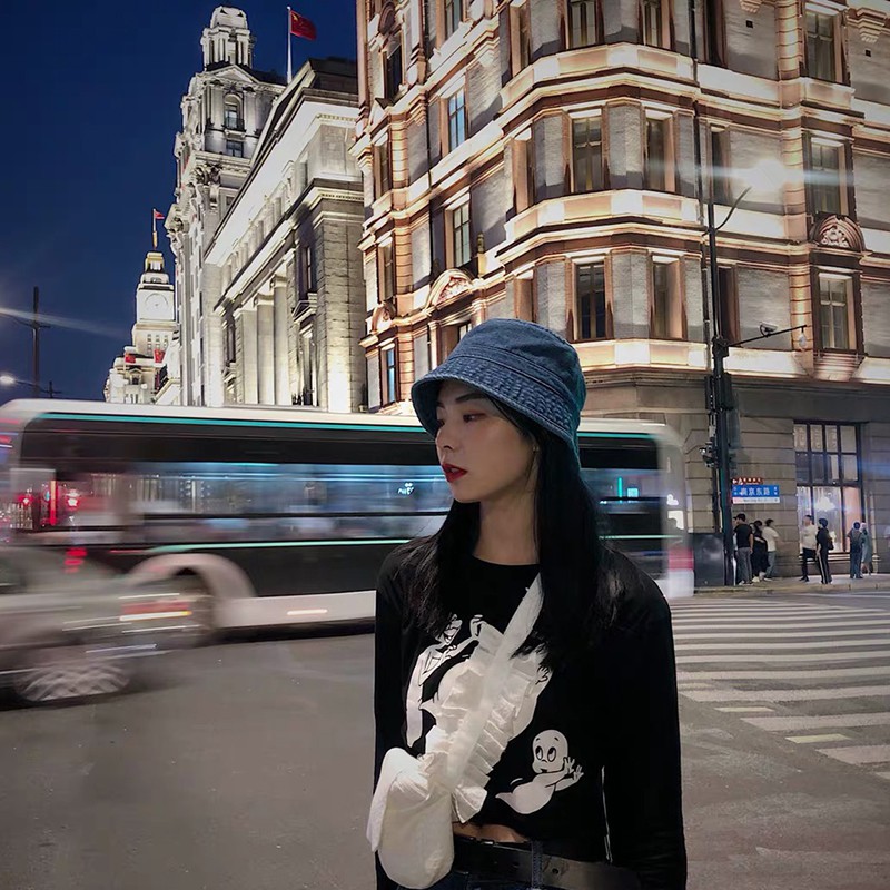 Nón Tai Bèo Màu Sắc Đơn Giản Phong Cách Hàn Quốc Thời Trang Mùa Hè Cho Nữ