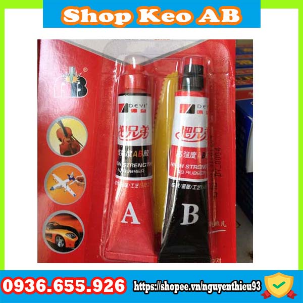 Keo AB 2 thành phần DY-J37 gắn gỗ, nhựa, sắt | Keo AB khô nhanh, Keo AB chịu nhiệt tốt, độ bền cao
