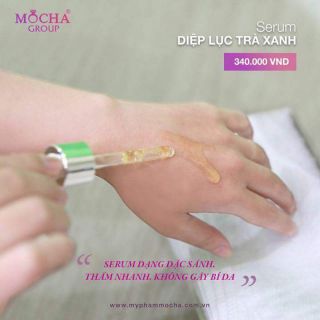 Serum diệp lục trà xanh