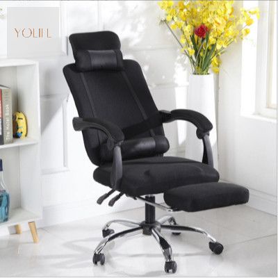 Ghế văn phòng ngả lưng 3 chế độ, có gác chân, gối lưng,  gối đầu, chân xoay thư giãn chống mỏi lưng - S204