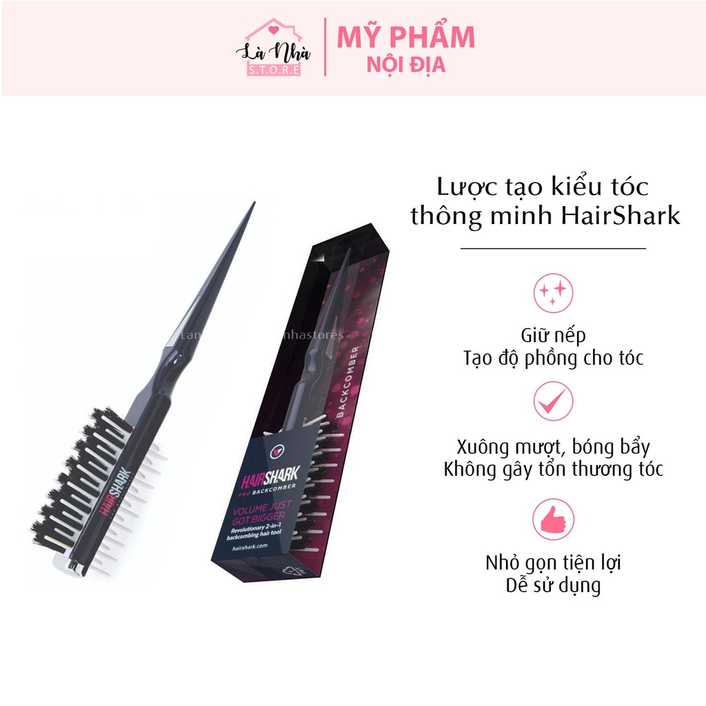 Lược tạo kiểu tóc đẹp chải tóc thông minh HairShark -  Được tài trợ bởi SharkTank Mỹ - Phát minh mới nhất 2019