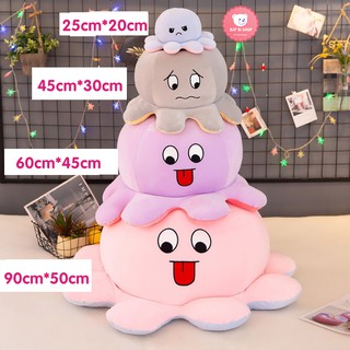 [Rẻ Nhất] Gấu Bông Bạch Tuộc Siêu To Hàng Cao Cấp Vải Minoso 4 chiều
