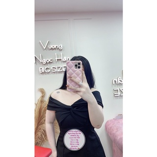 ĐẦM TRỂ VAI ĐEN BIGSIZE 1306