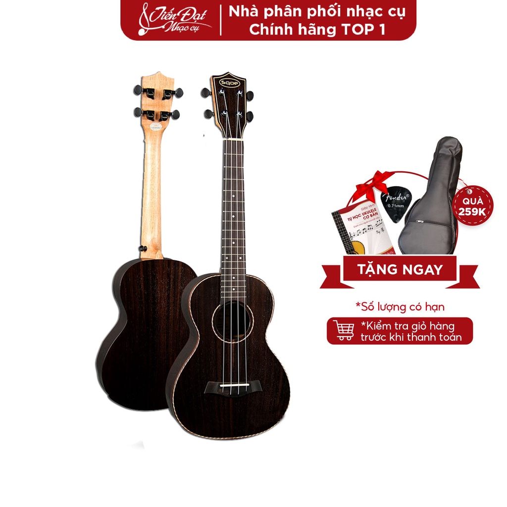 [Bảo Hành 12 Tháng] Đàn Ukulele Tenor Chard 18 Phím, 26 Inch Gỗ Thông Cao Cấp Siêu Bền