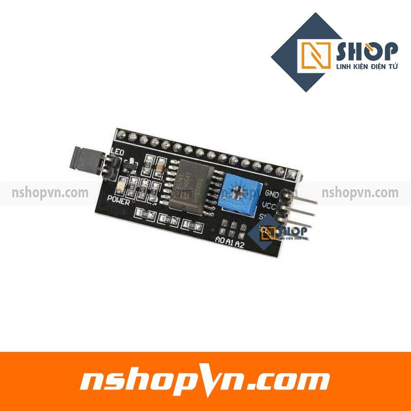 Mạch Chuyển Giao Tiếp LCD1602, LCD1604, LCD2004 Sang I2C giúp ra 4 chân gọn hơn