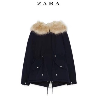 Áo parka xanh